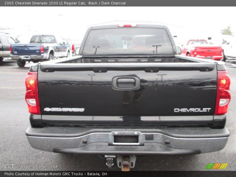 Black / Dark Charcoal 2003 Chevrolet Silverado 1500 LS Regular Cab