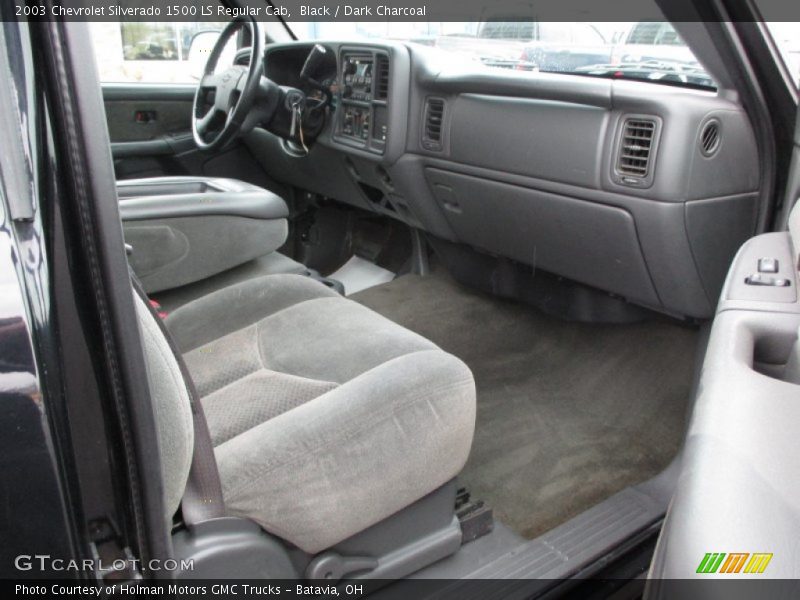 Black / Dark Charcoal 2003 Chevrolet Silverado 1500 LS Regular Cab