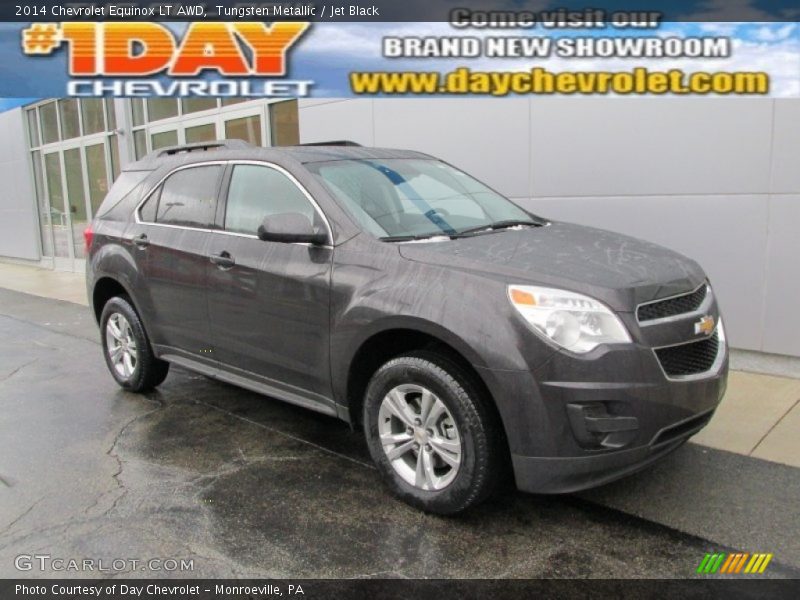 Tungsten Metallic / Jet Black 2014 Chevrolet Equinox LT AWD