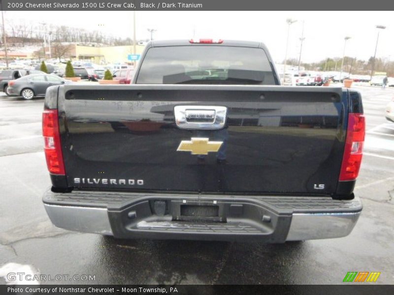 Black / Dark Titanium 2009 Chevrolet Silverado 1500 LS Crew Cab