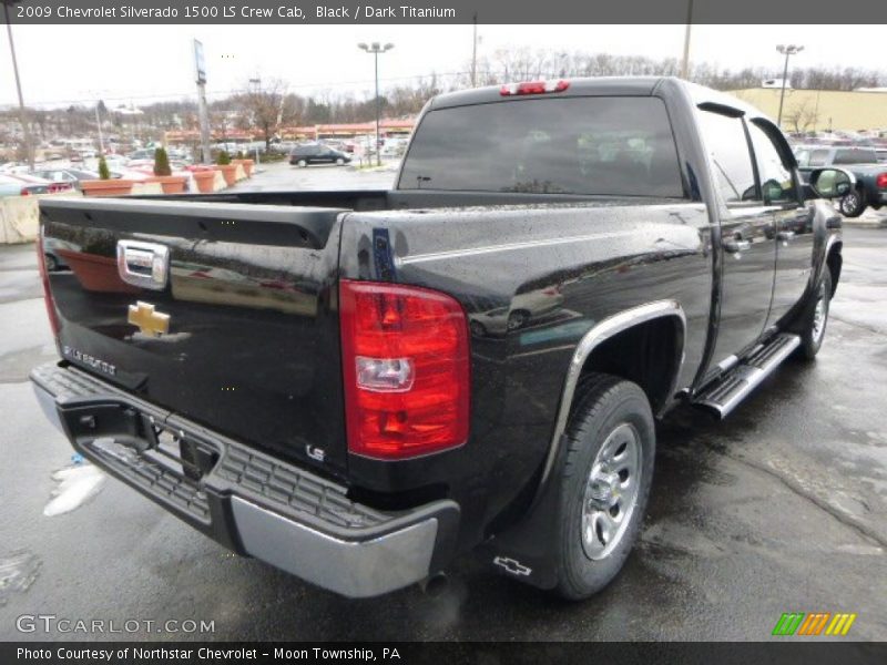 Black / Dark Titanium 2009 Chevrolet Silverado 1500 LS Crew Cab
