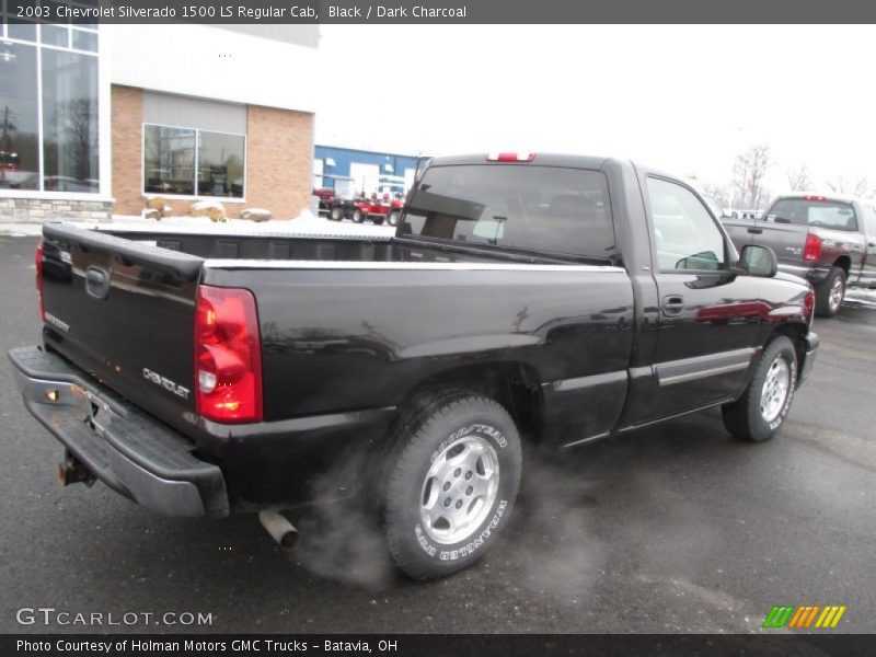 Black / Dark Charcoal 2003 Chevrolet Silverado 1500 LS Regular Cab
