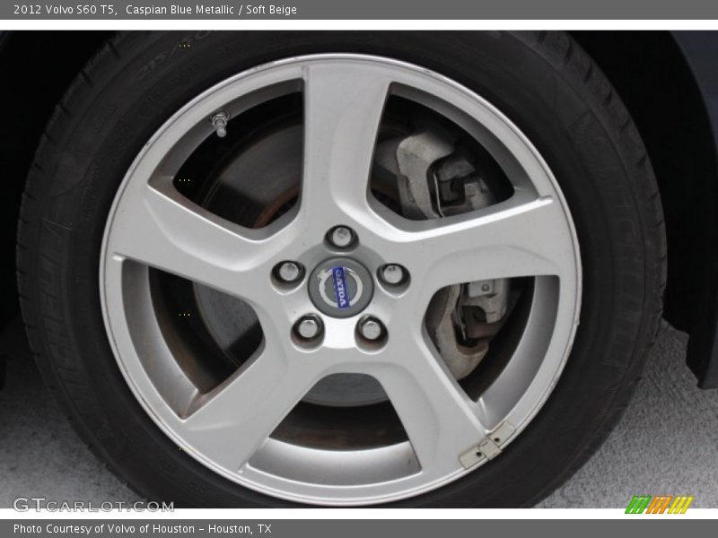 Caspian Blue Metallic / Soft Beige 2012 Volvo S60 T5