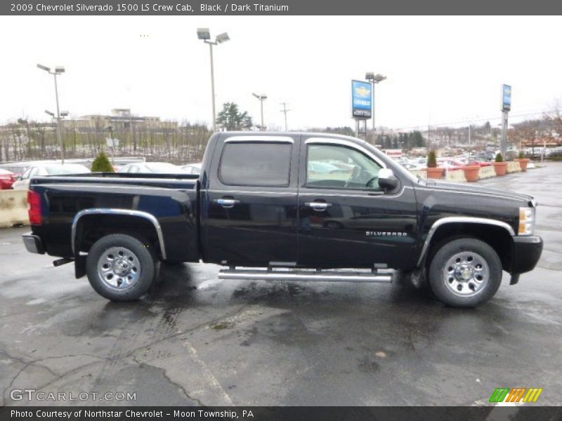 Black / Dark Titanium 2009 Chevrolet Silverado 1500 LS Crew Cab