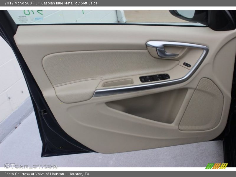 Caspian Blue Metallic / Soft Beige 2012 Volvo S60 T5