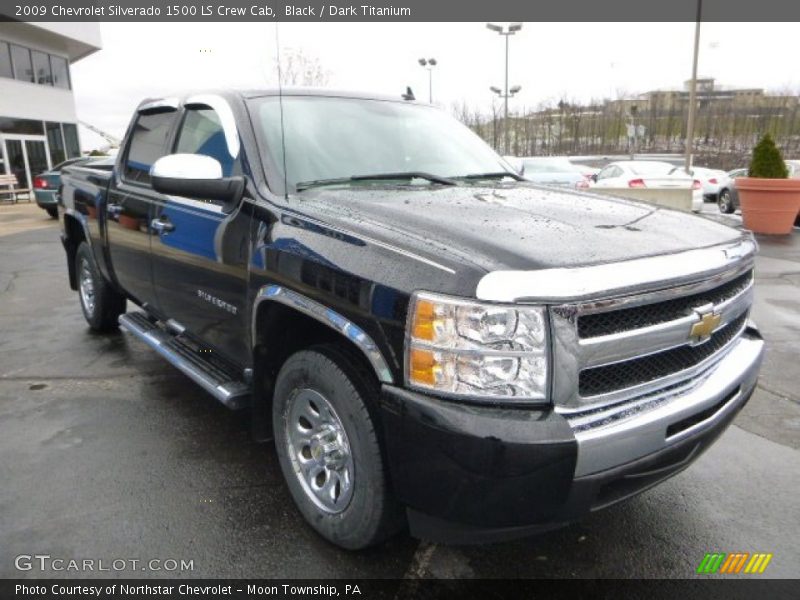 Black / Dark Titanium 2009 Chevrolet Silverado 1500 LS Crew Cab