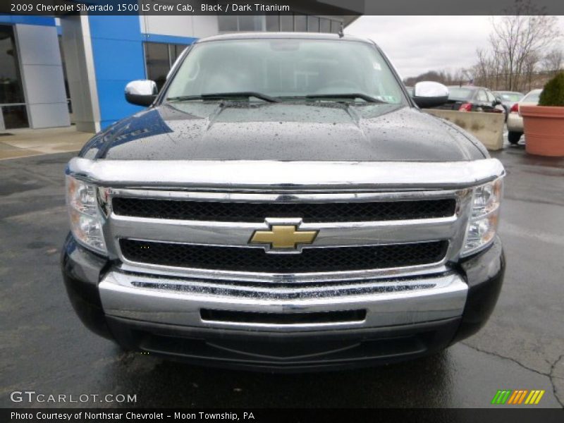 Black / Dark Titanium 2009 Chevrolet Silverado 1500 LS Crew Cab