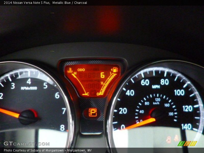 Metallic Blue / Charcoal 2014 Nissan Versa Note S Plus