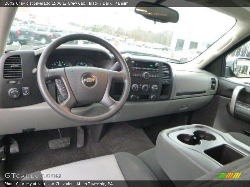 Black / Dark Titanium 2009 Chevrolet Silverado 1500 LS Crew Cab