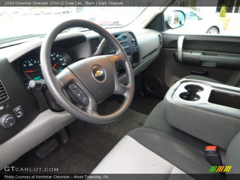 Black / Dark Titanium 2009 Chevrolet Silverado 1500 LS Crew Cab