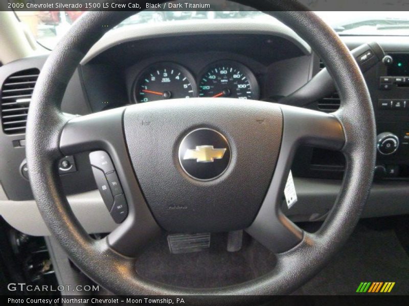 Black / Dark Titanium 2009 Chevrolet Silverado 1500 LS Crew Cab