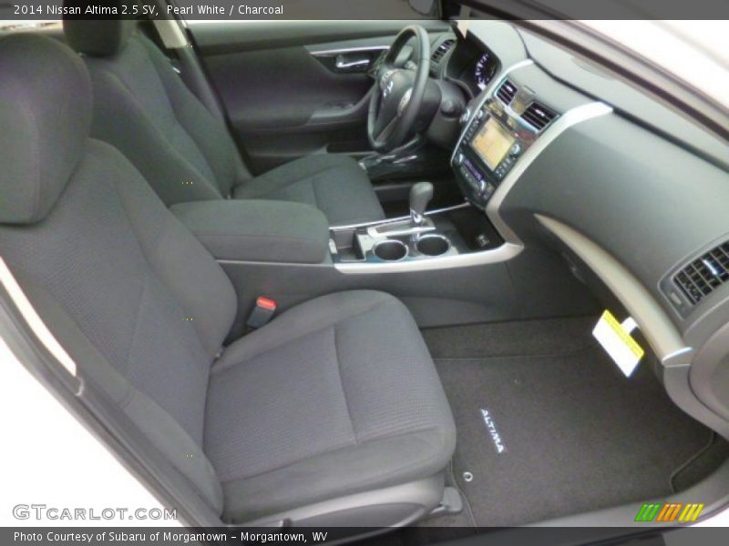 Pearl White / Charcoal 2014 Nissan Altima 2.5 SV