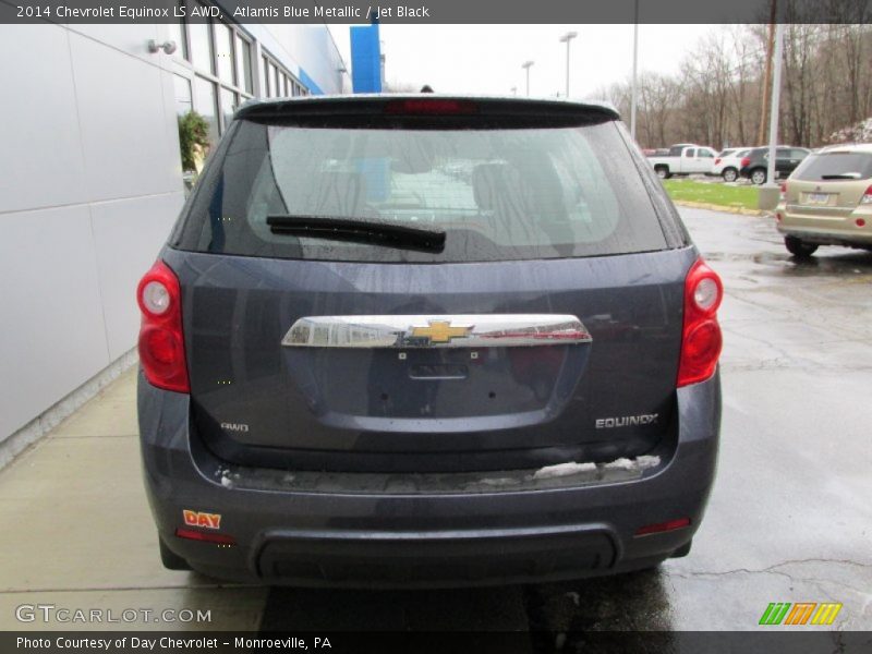 Atlantis Blue Metallic / Jet Black 2014 Chevrolet Equinox LS AWD