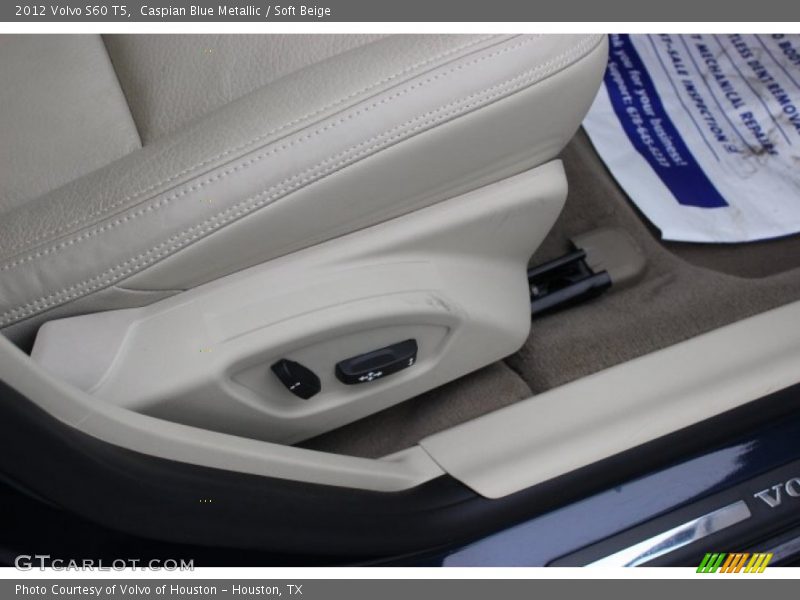 Caspian Blue Metallic / Soft Beige 2012 Volvo S60 T5