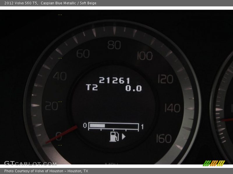 Caspian Blue Metallic / Soft Beige 2012 Volvo S60 T5