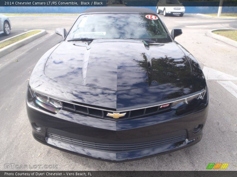 Black / Black 2014 Chevrolet Camaro LT/RS Convertible
