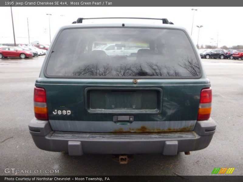 Moss Green Pearl / Tan 1995 Jeep Grand Cherokee SE 4x4