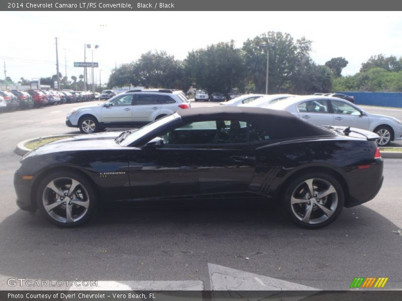 Black / Black 2014 Chevrolet Camaro LT/RS Convertible