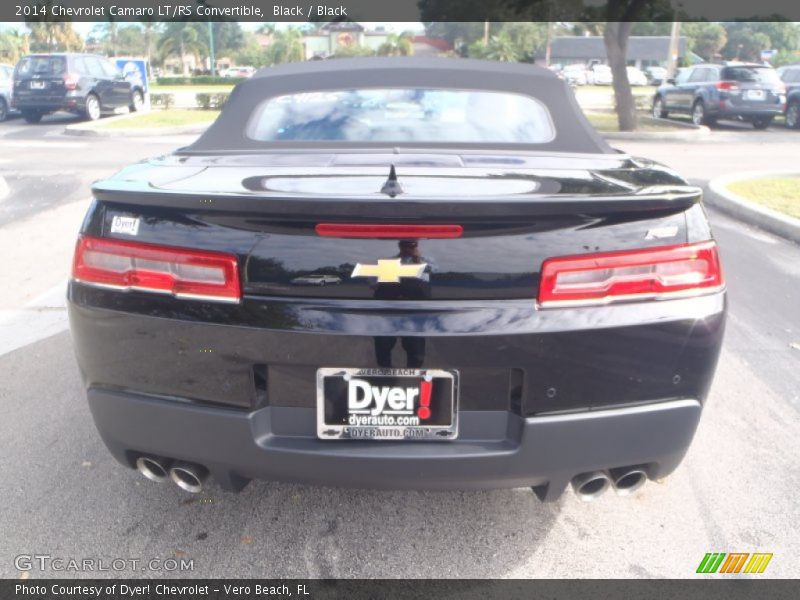 Black / Black 2014 Chevrolet Camaro LT/RS Convertible