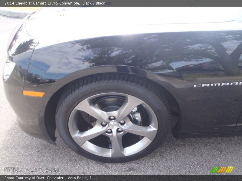 Black / Black 2014 Chevrolet Camaro LT/RS Convertible