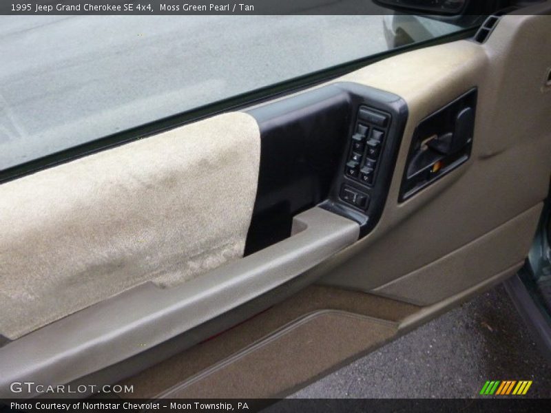 Moss Green Pearl / Tan 1995 Jeep Grand Cherokee SE 4x4
