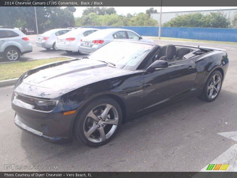 Black / Black 2014 Chevrolet Camaro LT/RS Convertible