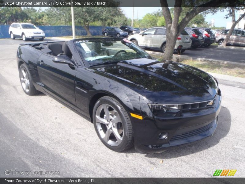 Black / Black 2014 Chevrolet Camaro LT/RS Convertible