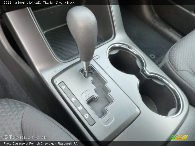 Titanium Silver / Black 2012 Kia Sorento LX AWD