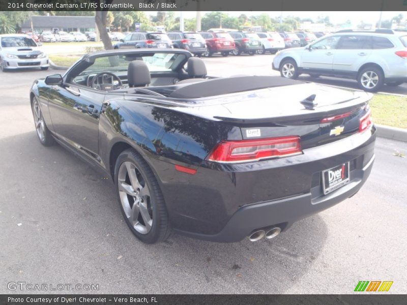 Black / Black 2014 Chevrolet Camaro LT/RS Convertible