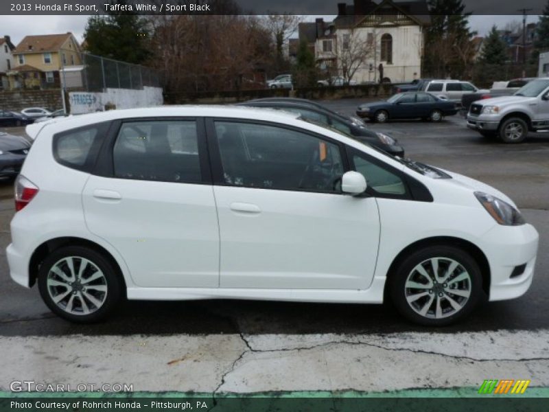 Taffeta White / Sport Black 2013 Honda Fit Sport