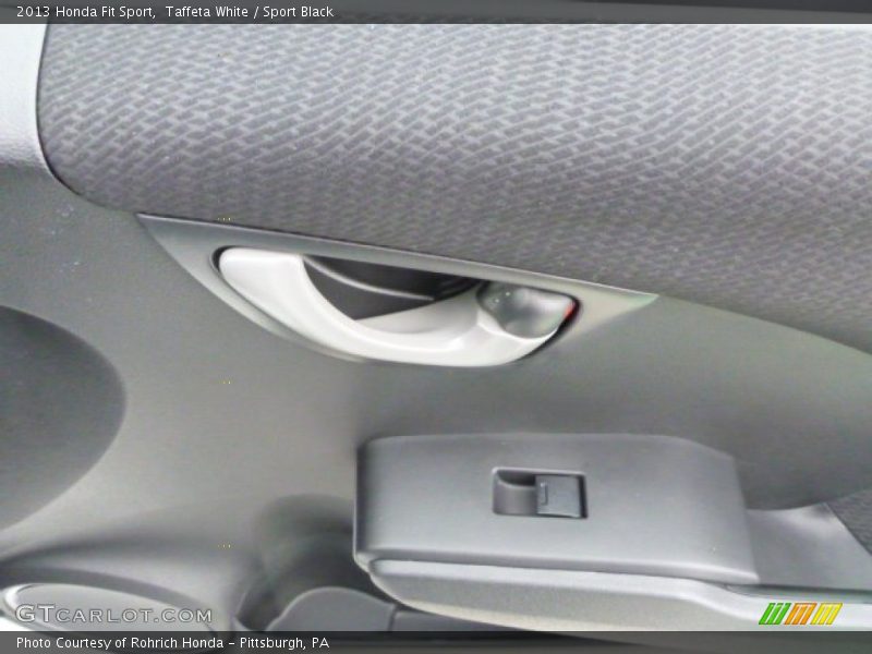 Taffeta White / Sport Black 2013 Honda Fit Sport