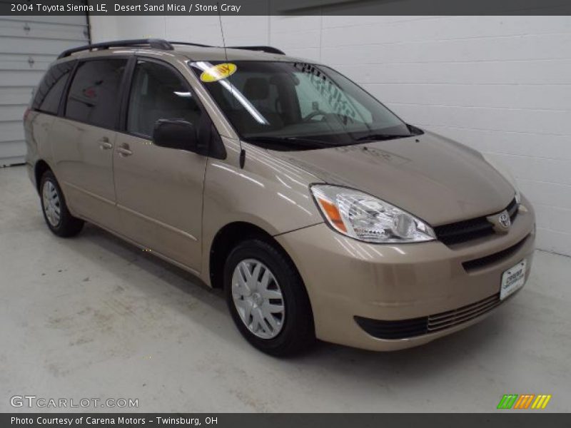 Desert Sand Mica / Stone Gray 2004 Toyota Sienna LE