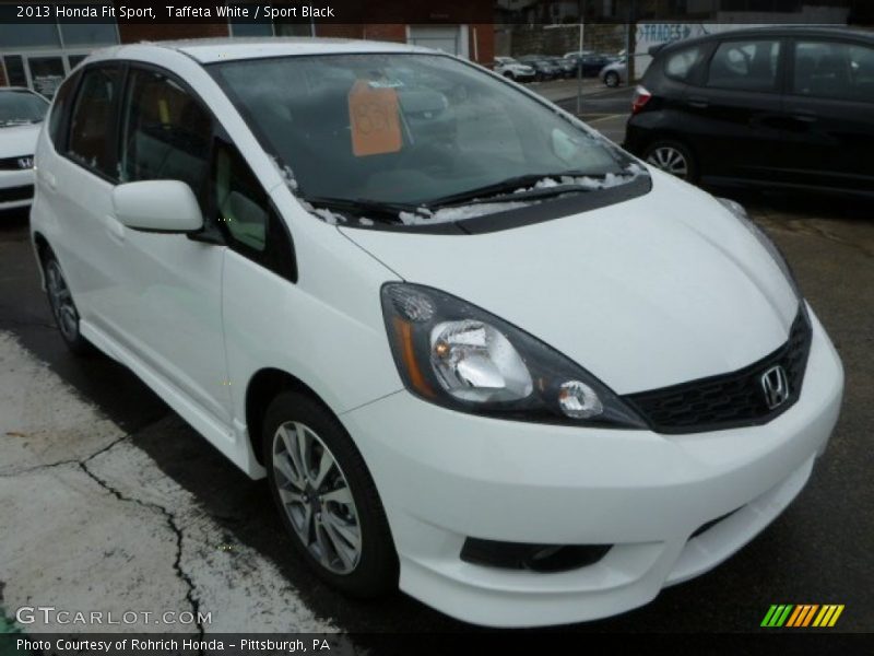 Taffeta White / Sport Black 2013 Honda Fit Sport