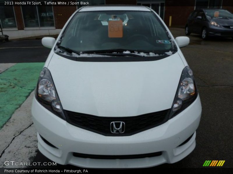 Taffeta White / Sport Black 2013 Honda Fit Sport