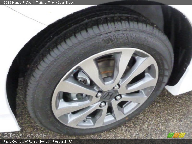 Taffeta White / Sport Black 2013 Honda Fit Sport