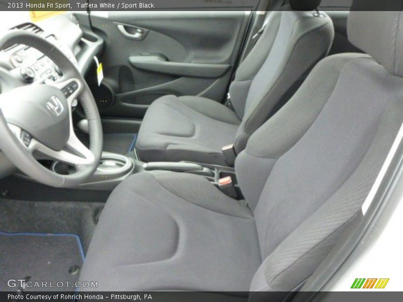 Taffeta White / Sport Black 2013 Honda Fit Sport