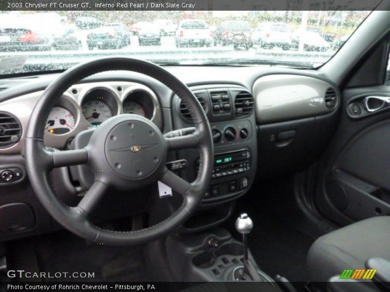 Inferno Red Pearl / Dark Slate Gray 2003 Chrysler PT Cruiser GT