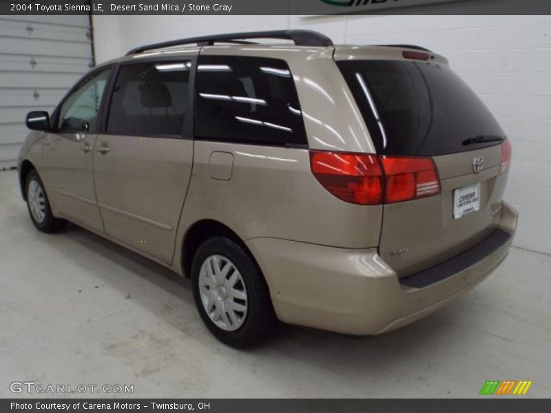 Desert Sand Mica / Stone Gray 2004 Toyota Sienna LE