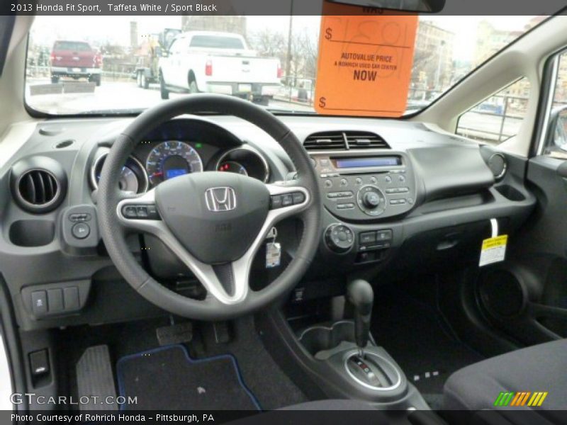 Taffeta White / Sport Black 2013 Honda Fit Sport