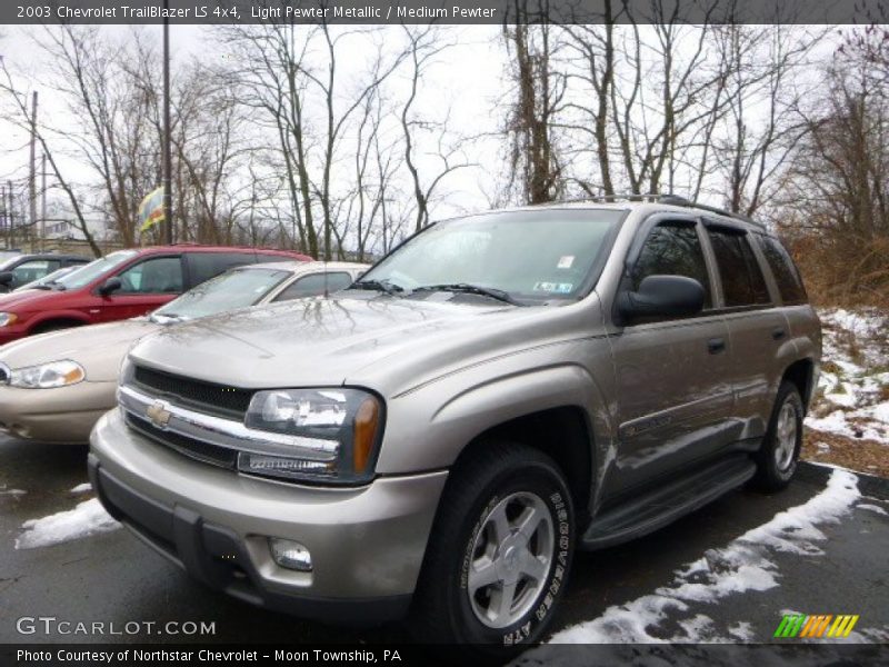 Light Pewter Metallic / Medium Pewter 2003 Chevrolet TrailBlazer LS 4x4