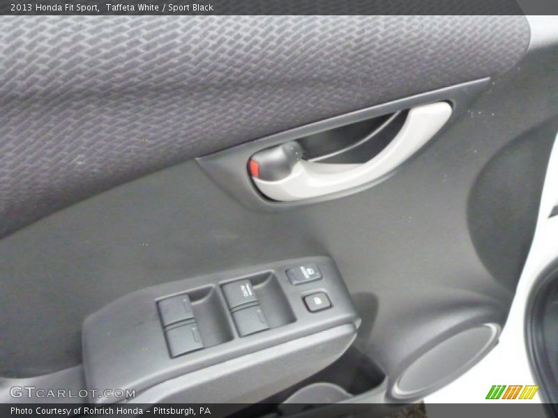 Taffeta White / Sport Black 2013 Honda Fit Sport