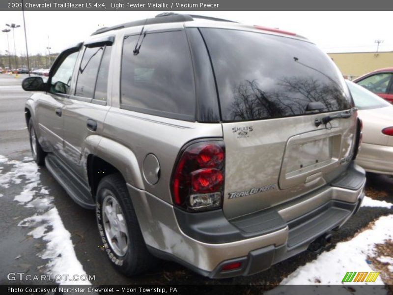 Light Pewter Metallic / Medium Pewter 2003 Chevrolet TrailBlazer LS 4x4