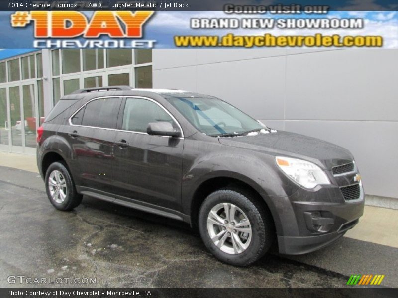 Tungsten Metallic / Jet Black 2014 Chevrolet Equinox LT AWD