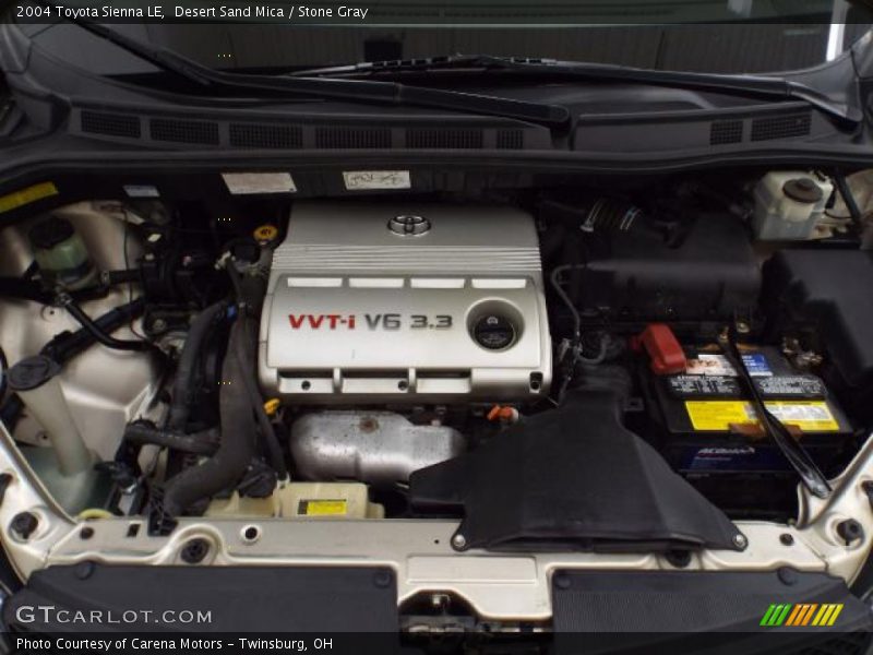 Desert Sand Mica / Stone Gray 2004 Toyota Sienna LE