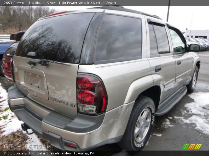 Light Pewter Metallic / Medium Pewter 2003 Chevrolet TrailBlazer LS 4x4