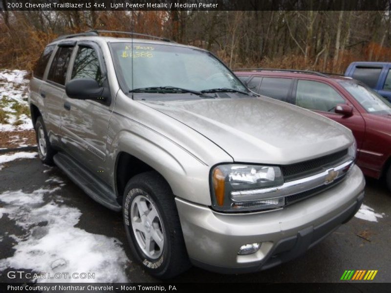 Light Pewter Metallic / Medium Pewter 2003 Chevrolet TrailBlazer LS 4x4