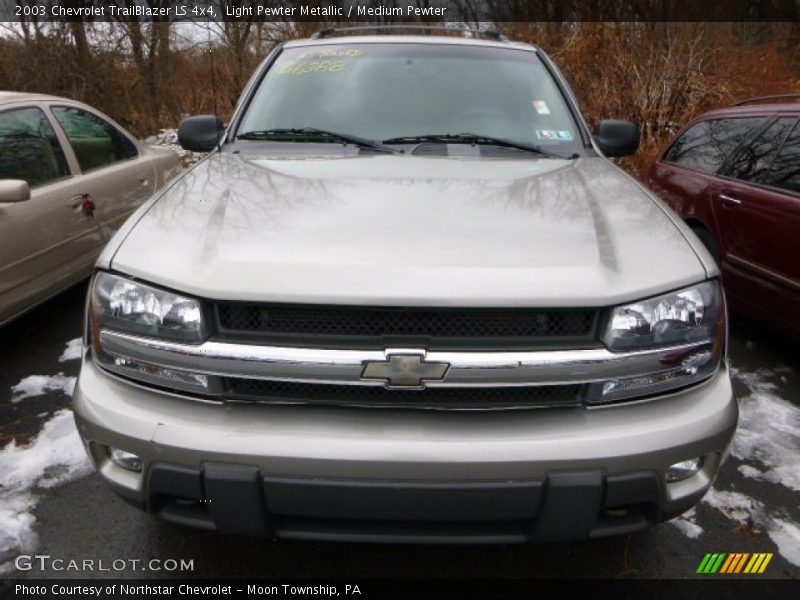 Light Pewter Metallic / Medium Pewter 2003 Chevrolet TrailBlazer LS 4x4