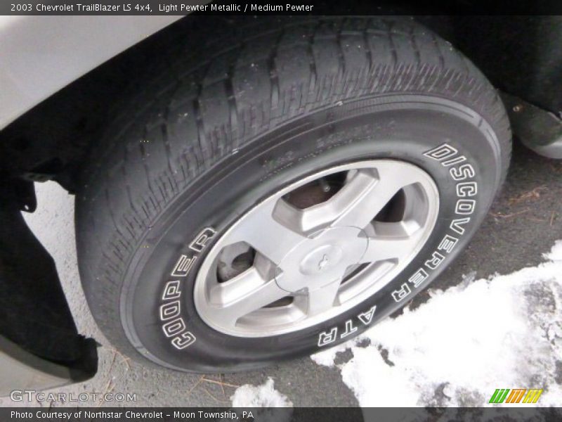 Light Pewter Metallic / Medium Pewter 2003 Chevrolet TrailBlazer LS 4x4