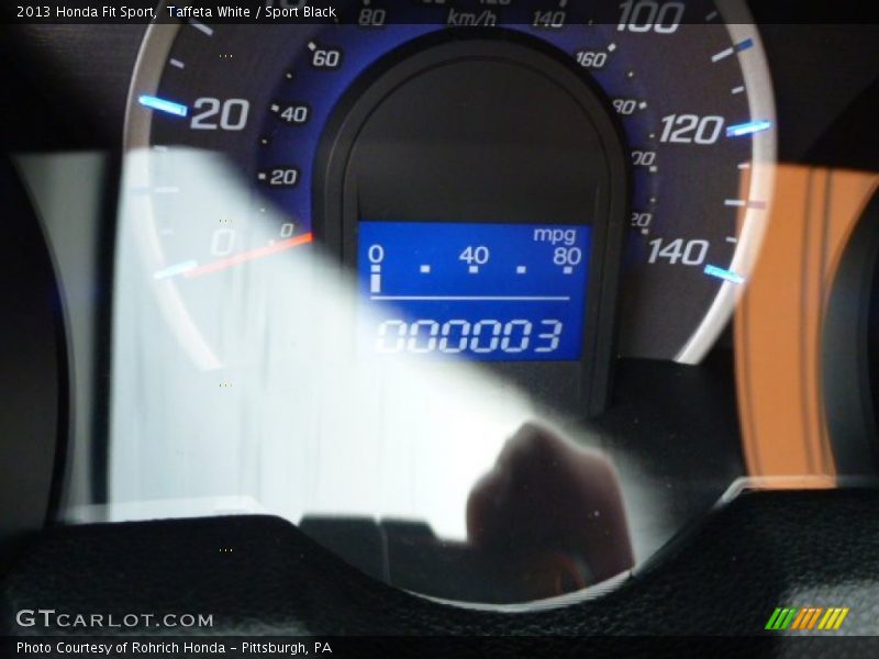 Taffeta White / Sport Black 2013 Honda Fit Sport