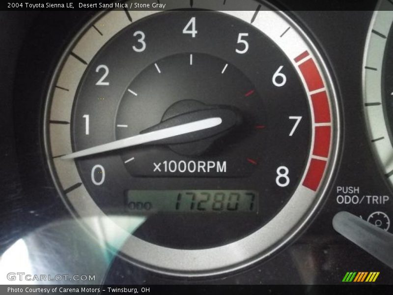 Desert Sand Mica / Stone Gray 2004 Toyota Sienna LE